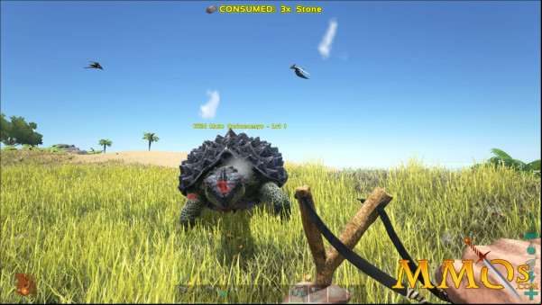 Ark-Survival-Evolved-stone-throwing