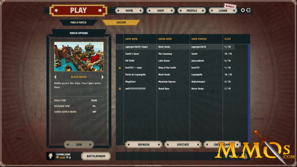Block-N-Load-server-matchmaking