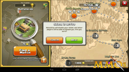 Clash-of-Clans-shield-is-active