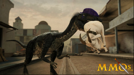 dino-d-day-dinosaur-with-a-goat