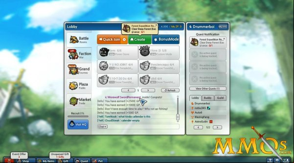 Lost-Saga-Create-lObby