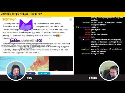 mmos.betsandodds.net Podcast – Episode 162: Riot Games and Sexism, Battle for Azeroth, &amp; More