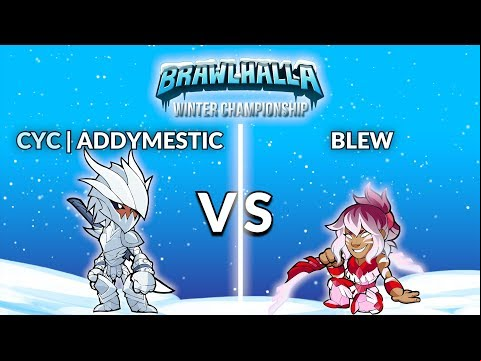 Addymestic vs Blew - 1v1 Top 8 - Brawlhalla Winter Championship EU