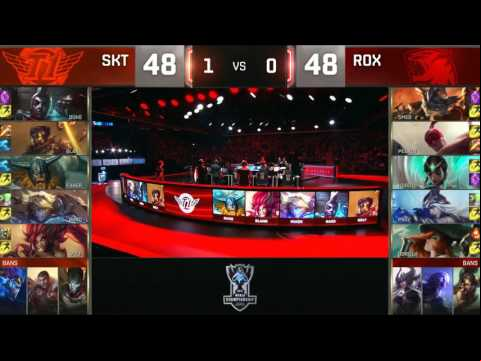 SKT vs ROX - Insta Lock MF - Worlds 2016