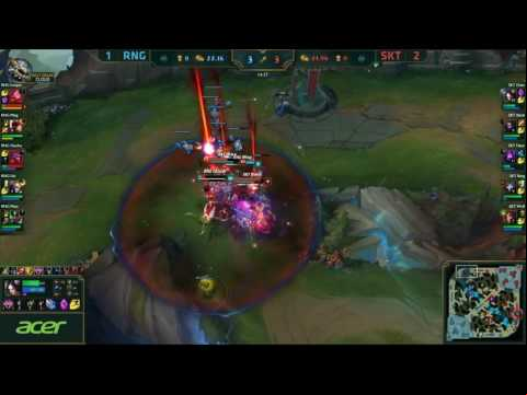 RNG vs SKT - Lee Sin Play - Worlds 2016