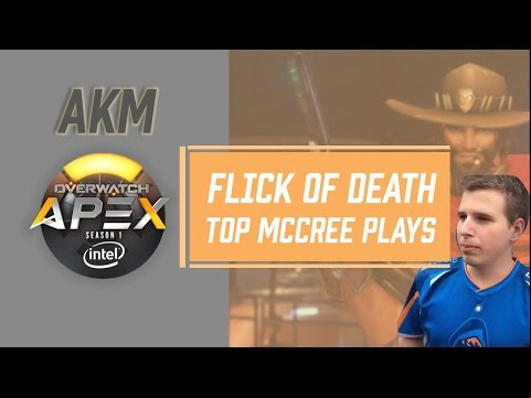 Flick of Death by aKm McCree - RG Titan vs Rogue | OGN Overwatch APEX 2016