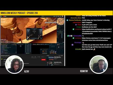 mmos.betsandodds.net Podcast - Episode 200: MMOs, Loot Boxes, RuneScape, &amp; More